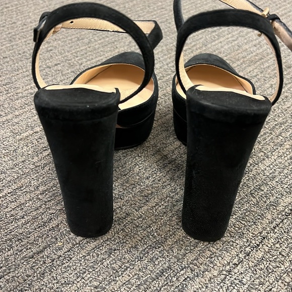 Jimmy Choo black suede platform - Picture 4 of 5